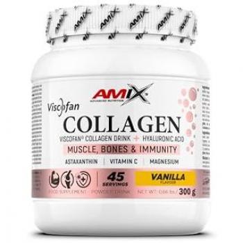 Colágeno Viscofan Amix Nutrition - Suplemento Alimenticio en Polvo para Belleza de Cabello y Uñas - Sabor Vainilla - 300g