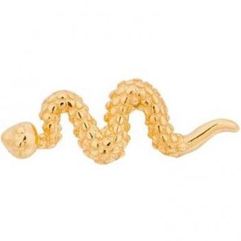 Piercing Petit Snake de plata bañado en oro amarillo 18k