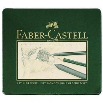 FABER-CASTELL PITT GRAPHITE-Set, 18-teiliges Etui