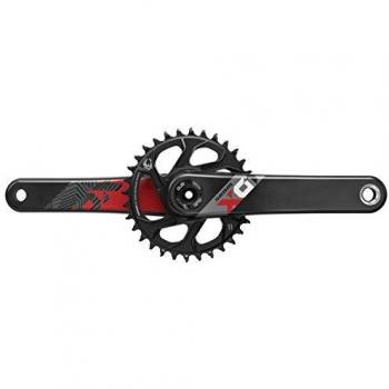 SRAM X01 Eagle Bielas, Unisex Adulto, Rojo/Negro, 170mm, 30T, Fatbike 4 Variante