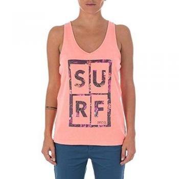 RIPIT PARADISE TANK - Camiseta de tirantes, sin mangas, con cuello pico para mujer, color rosa - pink