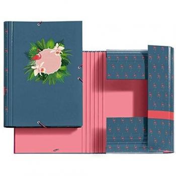 Jordi Labanda 20814 - Carpeta solapas, diseño flamingo