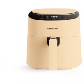 Freidora de aire Pro Compact 3.5L - 8 programas automáticos, Acero Inoxidable, 220°C, Pantalla táctil, 1300W