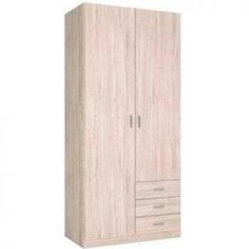 Armario Roma 2 Puertas y 3 Cajones Sahara en Color Moderno para Habitación de Estilo Contemporáneo