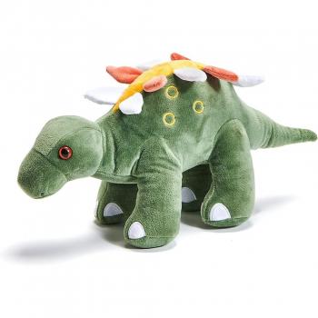 Dinosaurio verde de peluche sostenible 35 cm que brilla en la oscuridad