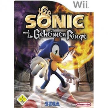 Videojuego de Wii Sonic y los Anillos Secretos - SEGA, en inglés, usado con caja dañada