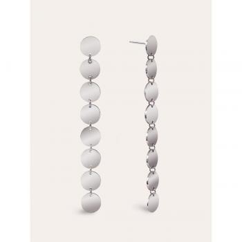 Pendientes Largos Mirror 8 Suns de Acero
