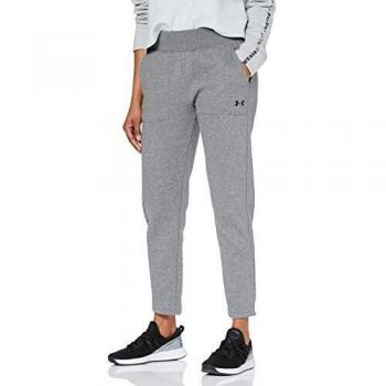 Under Armour Rival Fleece Pant Pantalones, Mujer, Gris