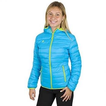 Izas Musa Chaqueta De Plumas, Mujer, Turquesa/Lima, XXL