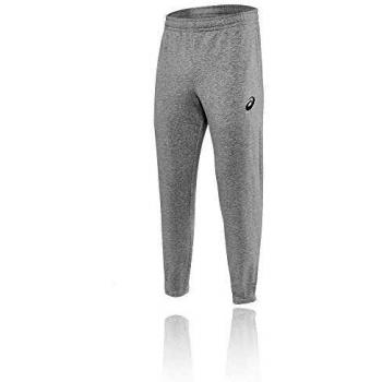 Asics Small Logo Sweat Pant Pantalón, Hombre, Mid Grey Heather, s