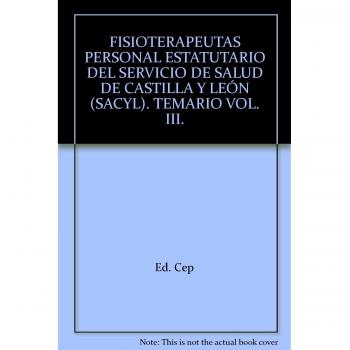 Fisioterapeutas Personal Estatutario del Servicio de Salud de Castilla y León