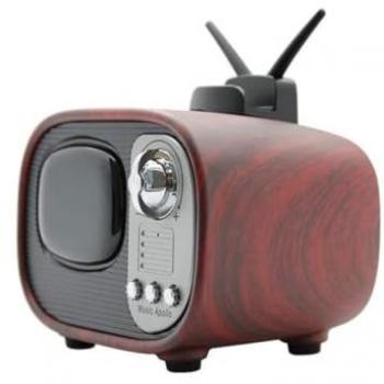 Altavoz Bluetooth Retro Vintage B3 con Conexiones Smartphone, SD, USB y Aux