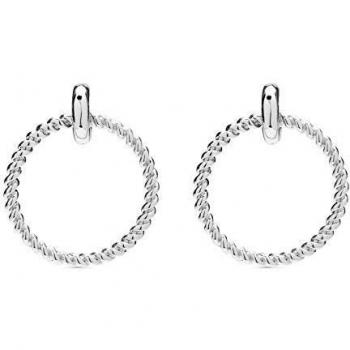 PENDIENTES ARO LUXENTER METAL PLATEADO SSEW359