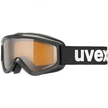 uvex Unisex-Youth, Speedy Pro Ski Goggles, Black/Lasergold, One Size