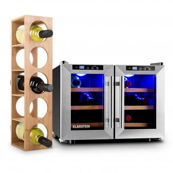 Klarstein Reserva Saloon Set vinoteca y estantería para vino