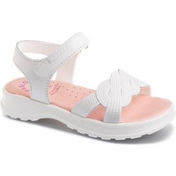 Sandalias Niña Pablosky de Piel Blanco 416900