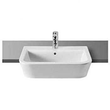 Roca ,THE GAP ORIGINAL Lavabo de porcelana semiempotrado en encimera, 560 x 400 x 170 mm,A32747S000