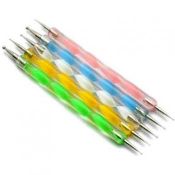 Gleader Pincel punta brocha decorar nail art arte diseno manicura unas violeta