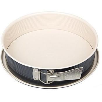 Molde Desmontable Crème Noir Zenker 28 cm, Acero Inoxidable, Color Gris/Beige