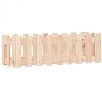 Valla de jardín plantador levantado 100x30x30 cm madera pino
