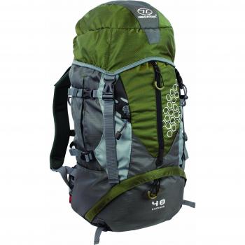 Highlander Summit 40 - Mochila de senderismo, color verde oliva / gris, 40 L