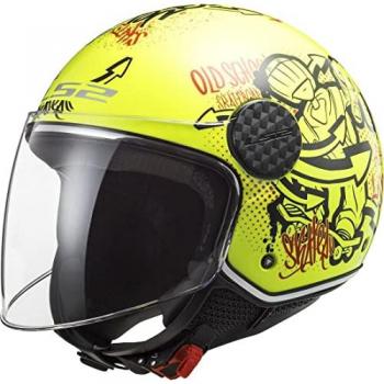 Casco LS2 OF558 Sphere Lux Skater Amarillo HiVis XS