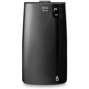 De'Longhi Pinguino PACEX120 Silent Aire Acondicionado Portátil 11500 BTU/h, 1050 W, 64 dB, Plástico Negro