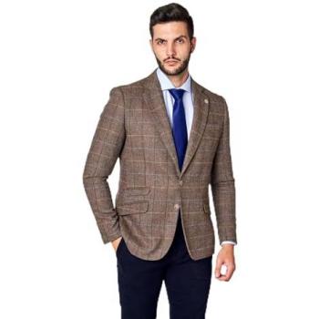 Americana de Hombre Slim Spagnolo de Cuadros