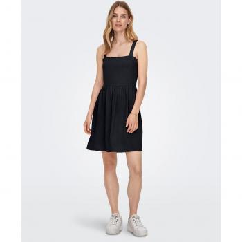 Vestido corto fluido de tirantes gruesos jdy