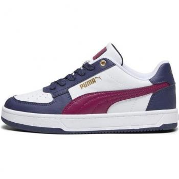 Puma Caven 2.0 Junior Sneakers - White and Dark Navy