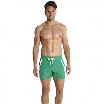 Speedo Retro Leisure – Bañador corto para hombre, Speedo Retro Leisure 14 Short De Bain Homme, Venin/Aquarium/Blanc, XL