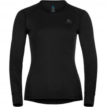 Odlo Women's Active Warm Eco Long-Sleeve Baselayer Top - Black, Size M