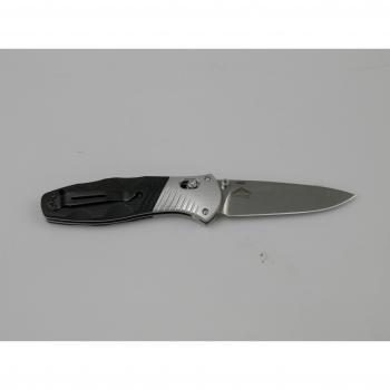 Benchmade presa cuchillo plegable mixta, Barrage, gris/negro, 91 mm
