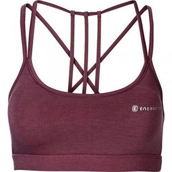 ENERGETICS Evelyn 4 WMS - Sujetador Deportivo, Rojo Vino, 34