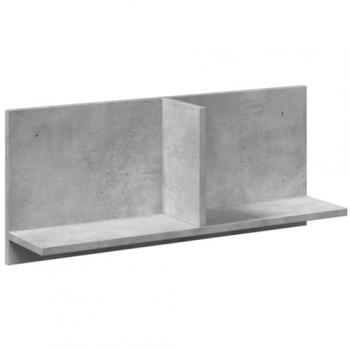 Armario de pared 70x16.5x30 cm madera ingeniería gris hormigón