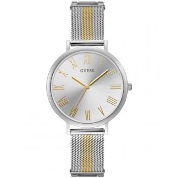Reloj Guess Lenox W1155L1 para Mujer - Plateado y Dorado - Acero Inoxidable - Resistente Al Agua