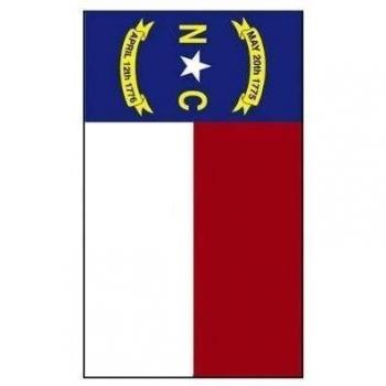 Evergreen Enterprises 10162 North Carolina bandera de Estado Regular bandera apliques