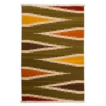 Kilim Indio Auténtico de Algodón 170x110 cm