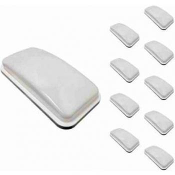 Aplique LED Rectangular 20W IP65 (Pack de 10) - Blanco Neutro 4000K - 5500K