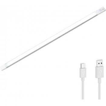 Tira LED 28 Luz Natural para Armario 38cm con Sensor de Movimiento Recargable USB