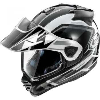 Casco de motocross Arai Tour-X5 Discovery Negro Gris Blanco XS