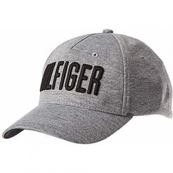 Tommy Hilfiger Hilfiger Print Cap Gorra de béisbol, Gris