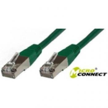 Cable de red Microconnect SSTP CAT6 15M Verde (S/FTP, macho/macho)