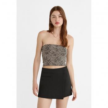 Stradivarius Black Short Skort S