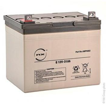 Batería de Gel Plomo NX 31-12 Ciclo Profundo 12V 31Ah M5-M