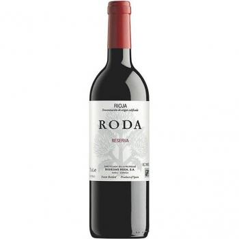 Vino Tinto Roda Reserva 2020 Rioja - Bodegas Roda, vino de alta calidad con una crianza de 12 meses en barricas de roble francés y americano, aromas a frutas maduras, especias y notas tost