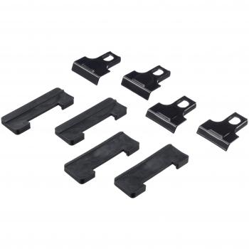 Thule 1038 Kit de Ajuste Personalizado para Montar Techo vehículos sin Puntos de conexión para portaequipajes ni Barras de Serie, Negro