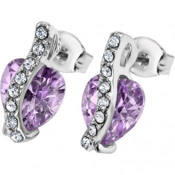 Pendientes de Plata WS00914 para Mujer con Acabado Brillante - TIME ROAD Basics