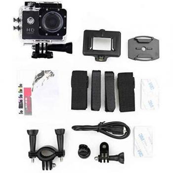CAMARA DEPORTIVA SPORT CAM SUMERGIBLE 1080P DORADA