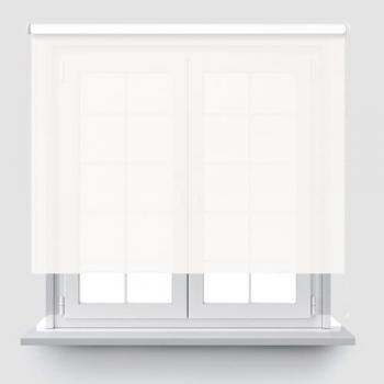 Estor Enrollable Screen Basic 5% Translúcido Blanco 150x250cm | Fácil Instalación en Pared o Techo | Persiana de Máxima Calidad y Personalizable